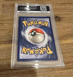 1999 Pokemon Game Base Set Hitmonchan #7 English Holo Rare 7/102 - PSA 8 NM-MT - Image 2