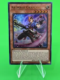 Yu-Gi-Oh Duelist's Advance Artmage Graflare Ultra Rare DUAD-EN010 NM!! - Image 1