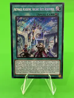 Yu-Gi-Oh Duelist's Advance Artmage Academic Arcane Arts Acropolis SR DUAD-EN054! - Image 1