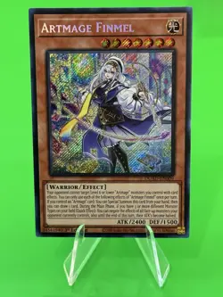 Yu-Gi-Oh Duelist's Advance Artmage Finmel Secret Rare DUAD-EN009 NM!!! - Image 1