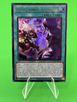 Yu-Gi-Oh Duelist's Advance Artmage Varnish Alteration Ultra Rare DUAD-EN058 NM!! - Image 1