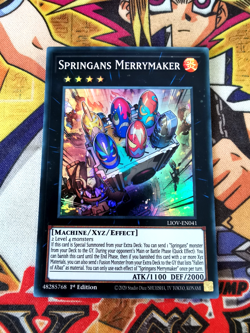 Springans Merrymaker liov-en041 1st Edition (NM+) Super Rare Yu-Gi-Oh! - Image 1