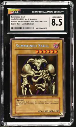 CGC 8.5 NM/MINT Summoned Skull BPT-002 Secret Rare Promo *9033 Yugioh - Image 1