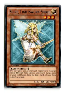 Shire, Lightsworn Spirit - SDLI-EN014 1st Edition - YuGiOh-LP - Image 1