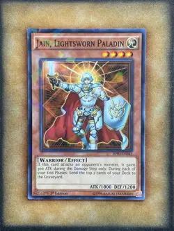 Yugioh Jain, Lightsworn Paladin BP03-EN042 Shatterfoil Common 1st Ed NM - Image 1