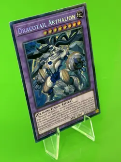 Yu-Gi-Oh Justice Hunters Dracotail Arthalion Collectors Rare JUSH-EN006 NM!!! - Image 2