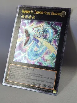 YuGiOh TCG Number 91: Thunder Spark Dragon REDU-EN098 Ultimate Rare 1st Ed NM - Image 2