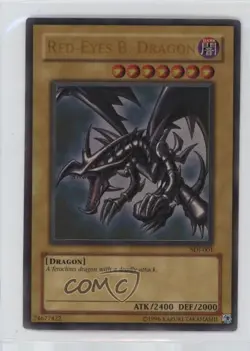 Red-Eyes Black Dragon Unlimited YuGiOh Starter Deck Joey #SDJ-001 2003 1l2 - Image 1