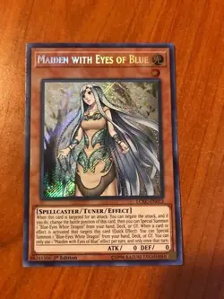 ( MAIDEN WITH EYES OF BLUE ) - Secret Rare - LCKC-EN012 - 1st - EX - Yu-Gi-Oh - Image 1
