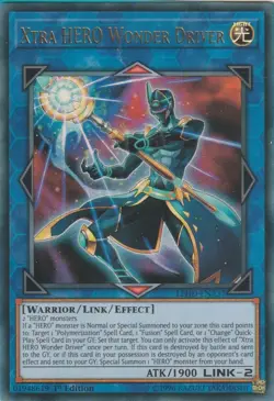 YuGiOh! - XTRA HERO WONDER DRIVER - Rare Trading Game Card *FREE UK POSTAGE* - Image 1