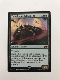 Thunderous Velocipede MTG Magic the Gathering Card NM Near Mint DFT - Image 1