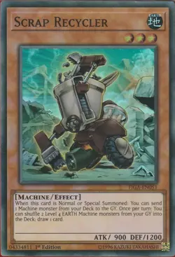 YuGiOh! - SCRAP RECYCLER - Super Rare Trading Game Card *FREE UK POSTAGE* - Image 1