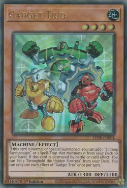 YuGiOh! - GADGET TRIO - Ultra Rare Trading Game Card *FREE UK POSTAGE* - Image 1