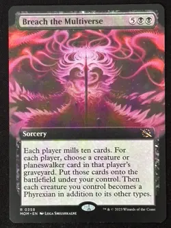 1x MTG Breach the Multiverse (Extended Art) - March of the Machine (MOM) #358 - Image 1
