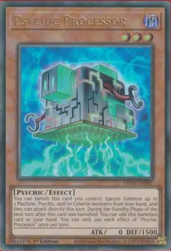 YuGiOh! - PSYCHIC PROCESSOR - Ultra Rare Trading Game Card *FREE UK POSTAGE* - Image 1
