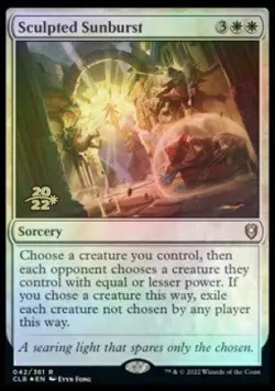 Sculpted Sunburst [Commander Legends: Battle for Baldur's Gate Prerelease Promo - Image 1
