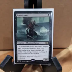 MTG Ravnica Alliegance 1x Gutterbones EX/NM - Image 1