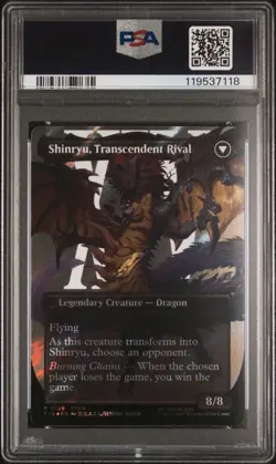 2025 Magic Final Fantasy Zenos/Shinryu Borderless Surge Foil- PSA 10 - Image 2