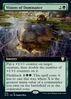 Visions of Dominance (Extended Art) [Innistrad: Midnight Hunt Commander] Modera - Image 1