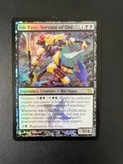MTG- Ink-Eyes, Servant of Oni x1 - Betrayers of Kamigawa Promo FOIL - Image 1