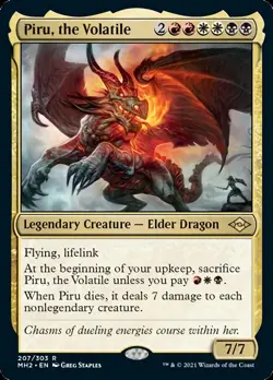 Piru, the Volatile [Modern Horizons 2] Near Mint - Image 1