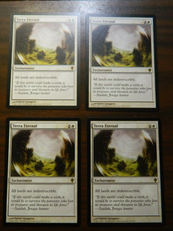MTG Worldwake Terra Eternal White Rare x4 UNPLAYED Near Mint - Image 1