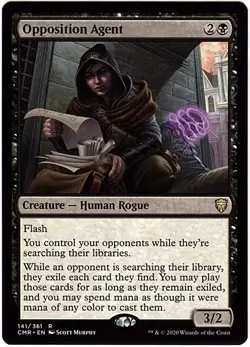 MTG Commander Legends Opposition Agent (Rare) - Image 1