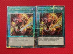 Yugioh! 2x Lightning Storm (New Art) Quarter Century Secret Rare RA04-EN094 NM - Image 1