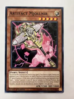 Yugioh! Artifact Mjollnir - MP18-EN186 - Common - 1st Edition Near Mint, English - Image 1