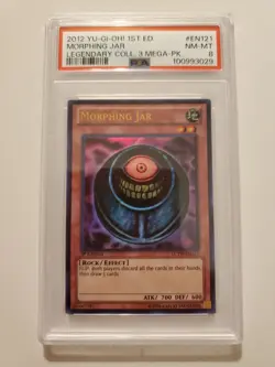 Morphing Jar LCYW-EN121 PSA 8 Ultra Rare Yugioh Legendary Collection 1st Edition - Image 1