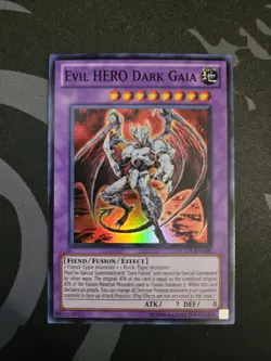 Evil HERO Dark Gaia LCGX-EN069 Legendary Collection 2 Unlimited Super Rare NM - Image 1