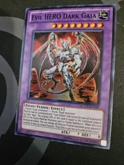 Evil HERO Dark Gaia LCGX-EN069 Legendary Collection 2 Unlimited Super Rare NM - Image 3