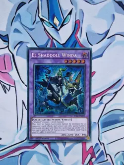 El Shaddoll Winda Secret Rare 1st Edition RA04-EN052 Yugioh Card - Image 1