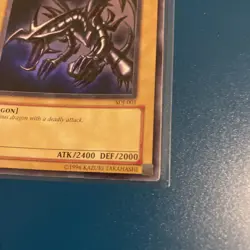 Yu-Gi-Oh! TCG Red-Eyes B. Dragon Joey SDJ-001 Unlimited Ultra Rare LP - Image 5