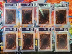 PSA YU-GI-OH! Card Lot Of 8 Graded Cards - RA03-EN - Platinum Secret Rare PSA 9 - Image 2