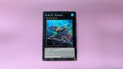 Yugioh N.AS.H. Knight LED9-EN003 1st edition Super rare - Image 1