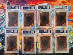 PSA YU-GI-OH! Card Lot Of 8 Graded Cards - RA03-EN - Platinum Secret Rare PSA 8 - Image 2