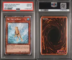 PSA YU-GI-OH! Card Lot Of 8 Graded Cards - RA03-EN - Platinum Secret Rare PSA 8 - Image 3