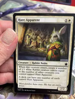 Set Of 5 Hare Apparent FDN Foundations MTG Card 15 - Image 2