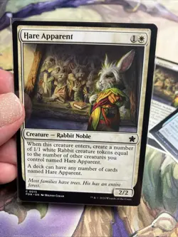 Set Of 5 Hare Apparent FDN Foundations MTG Card 15 - Image 3