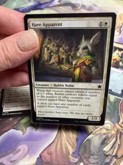 Set Of 5 Hare Apparent FDN Foundations MTG Card 15 - Image 4