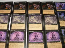 MTG 15x Invasion playsets dustwalker urborg phantom well black magic cards MP - Image 5