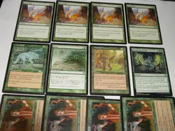 MTG 12x m14 naturalize harrow foreign apocalypse green urza's magic card lot - Image 1