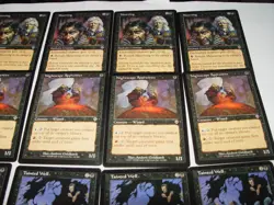 MTG 12X INVASION nightscape apprentice black tainted well playset magic cards MP - Image 2