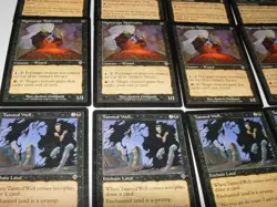 MTG 12X INVASION nightscape apprentice black tainted well playset magic cards MP - Image 4