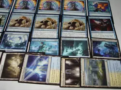 MTG worldwake calcite snapper cancel playset & non basic lands blue magic cards - Image 3