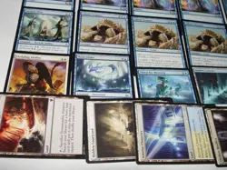 MTG worldwake calcite snapper cancel playset & non basic lands blue magic cards - Image 5