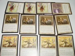 MTG 12x white scourge soldier cleric noble templar magic card lot - Image 2