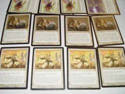 MTG 12x white scourge soldier cleric noble templar magic card lot - Image 3