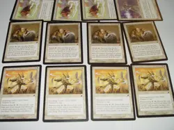 MTG 12x white scourge soldier cleric noble templar magic card lot - Image 4